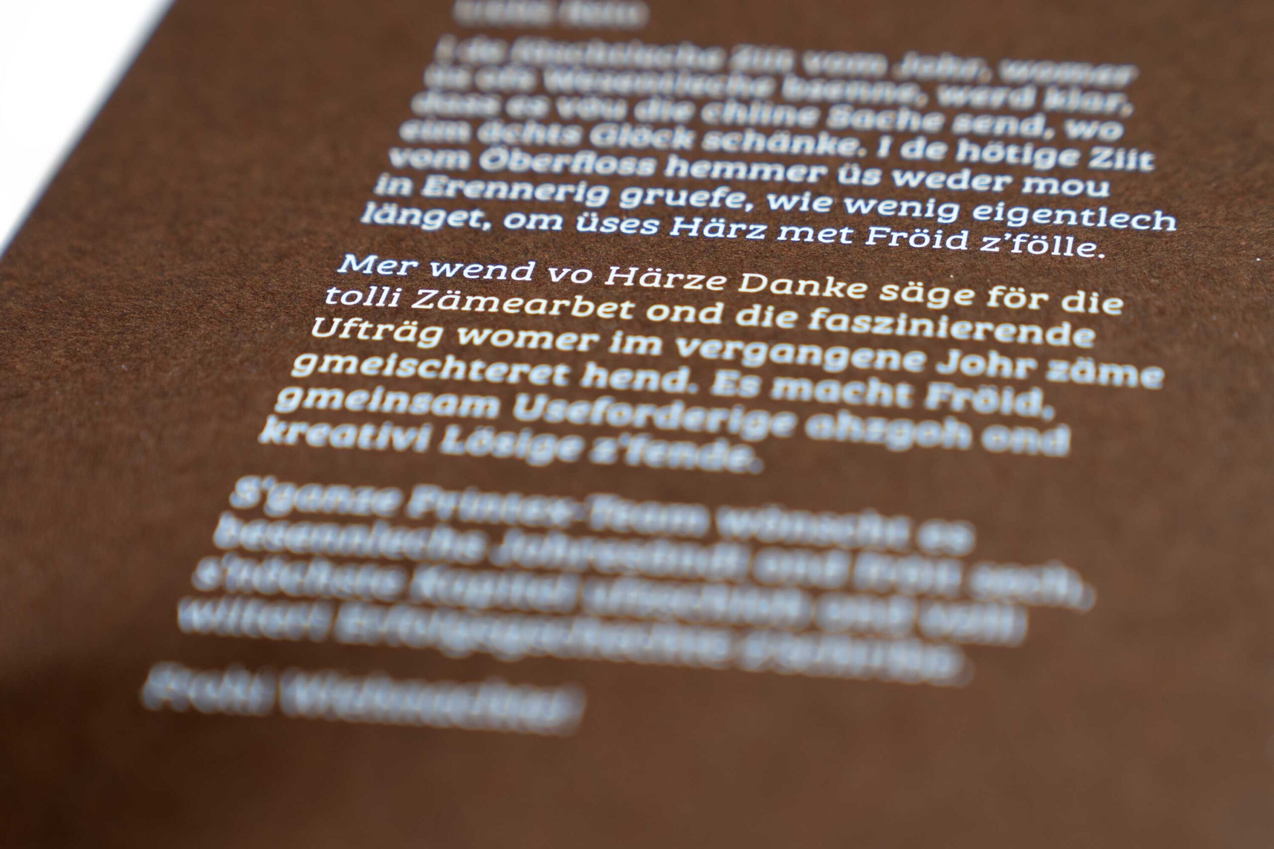 Weiss drucken